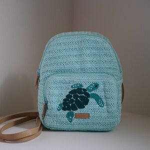 Vera Bradley Straw Mini Convertible Backpack